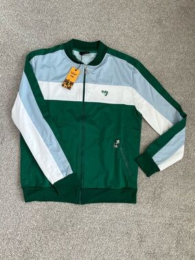 NWT Gola Green and Light Blue Colorblock Track Jacket Size Large Unisex